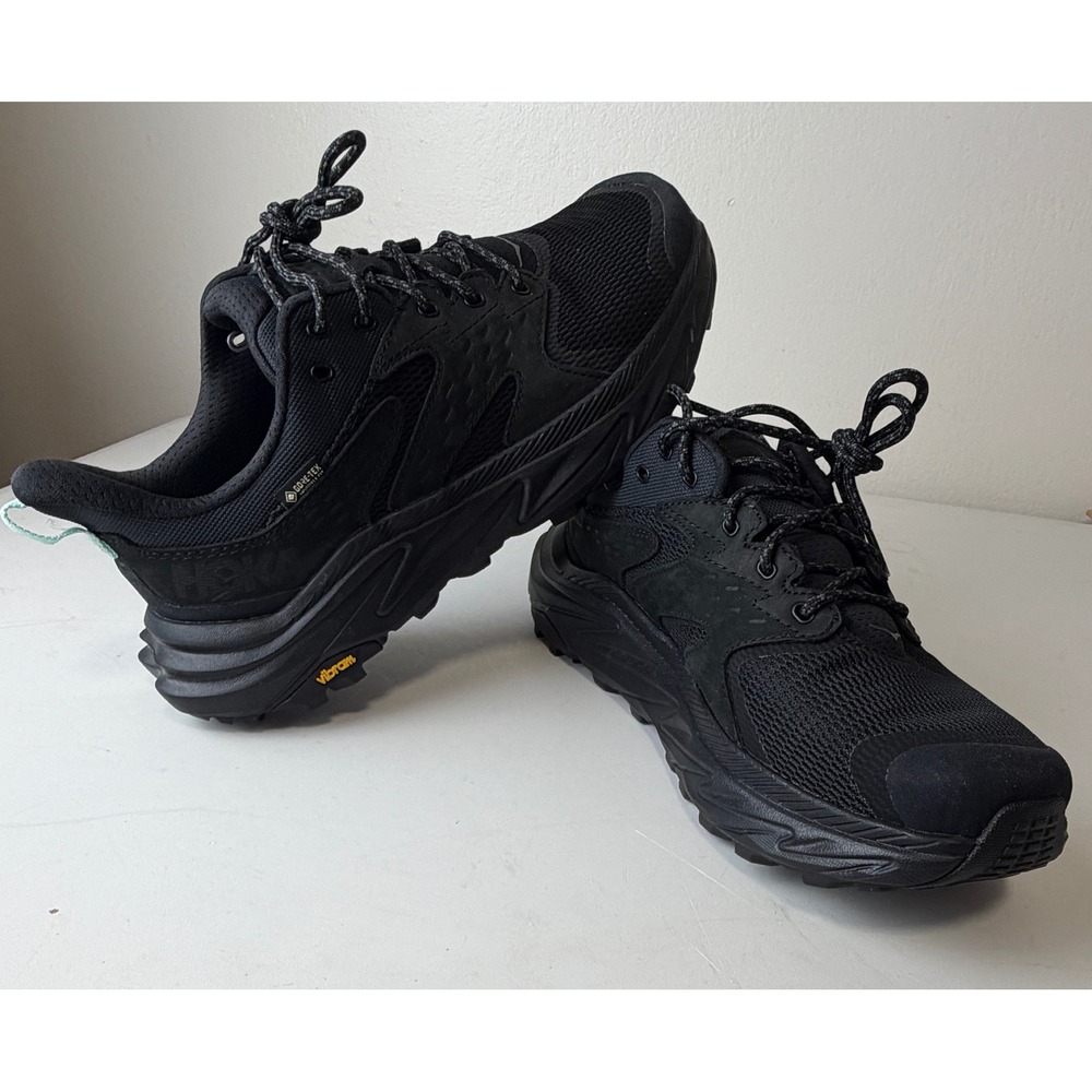 Hoka One One Anacapa 2 Low GTX Black Hiking Shoe Waterproof Men US 10B